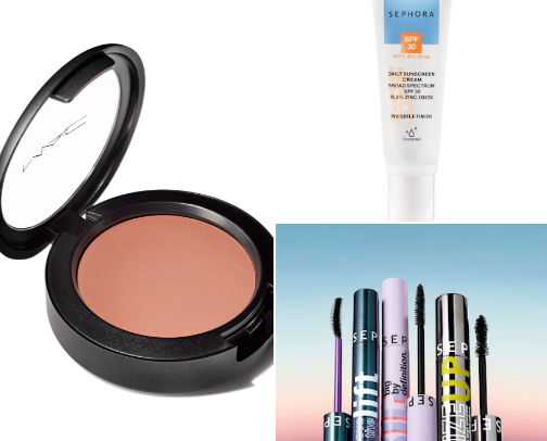 Skincare for women cover photo collage