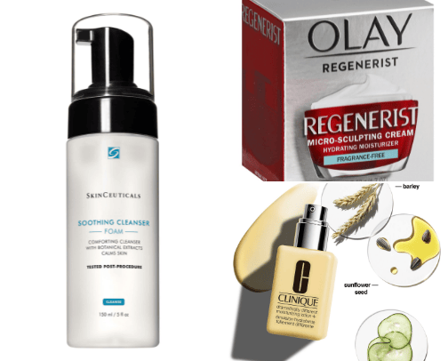 Skincare recommendations ✨ cover photo collage