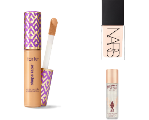 Favorite base makeup products of all time!! cover photo collage