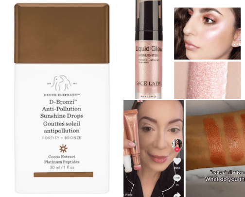 Makeup and Skincare cover photo collage