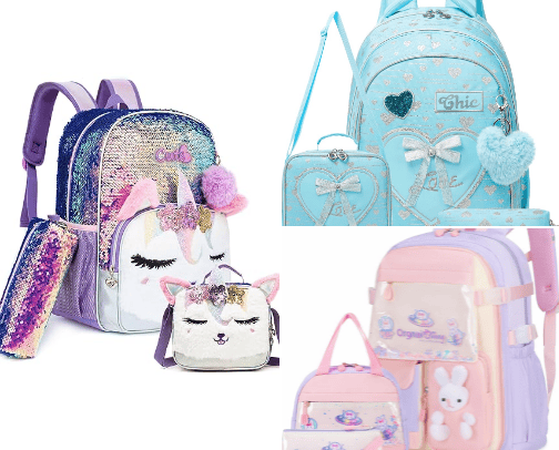 Backpack Elementery Student Edition cover photo collage