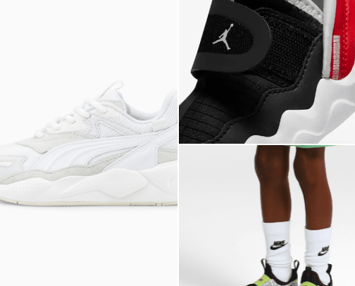 Footwear cover photo collage