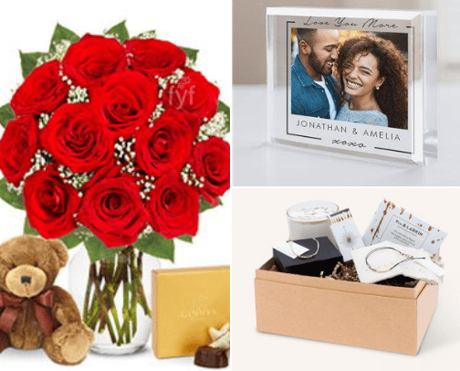 Valentine's day cover photo collage