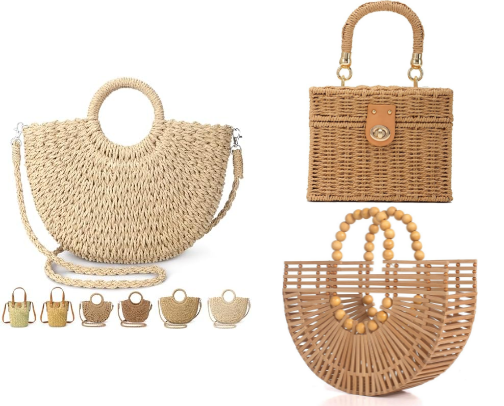 Woven Summer/Vacay Bags cover photo collage
