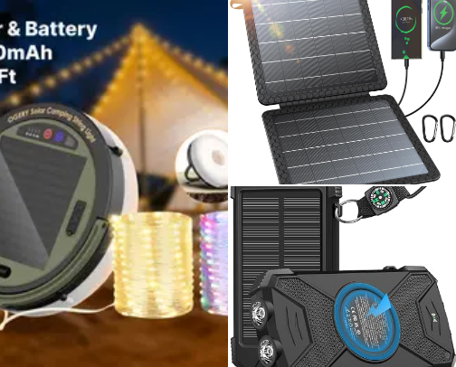 Camping must haves 🏕️ cover photo collage