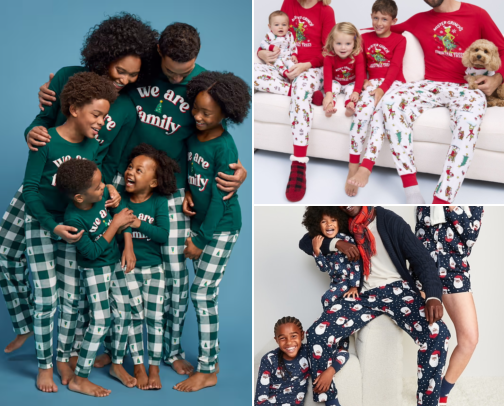 Where to Buy Matching PJs for the Whole Family (Including Pets!) cover photo collage