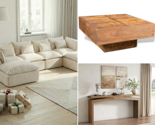 Must Haves for a Low Budget Cozy Farmhouse Modern Living room cover photo collage