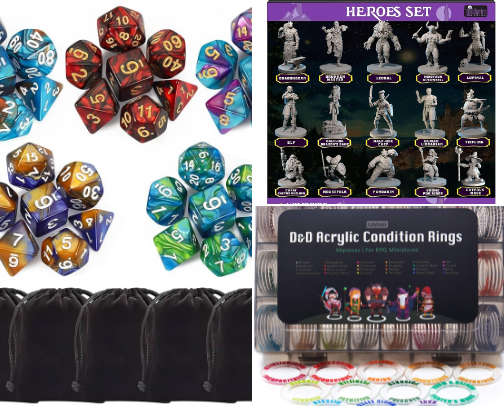 Adventure's Arsenal: D&D Essentials Checklist cover photo collage