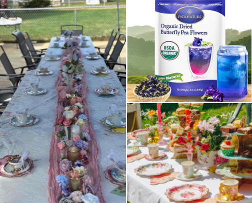 Tea Party Supplies cover photo collage