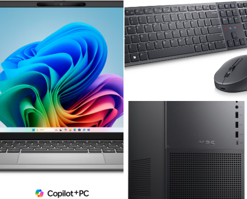 great tech products by Dell cover photo collage