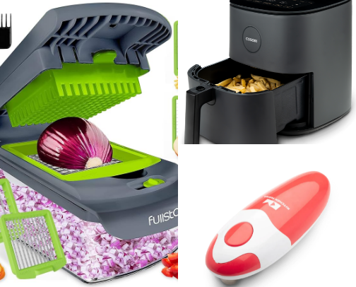 🧄 10 Kitchen Gadgets That Save Time ⏱️ cover photo collage