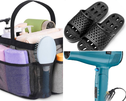 college dorm room necessities cover photo collage