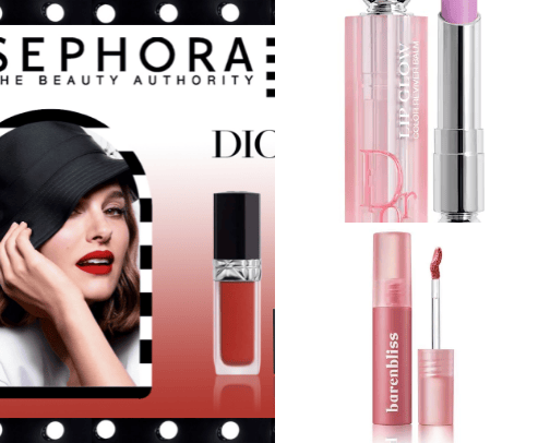Lip Products cover photo collage