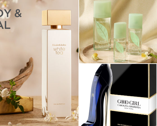 Parfumes cover photo collage