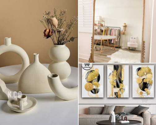 Home accessories cover photo collage