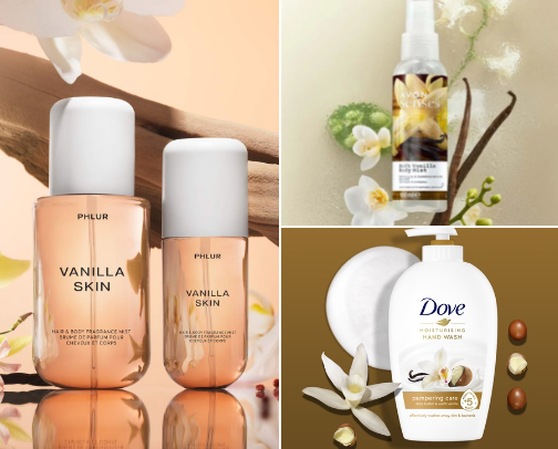 Smells like vanilla cover photo collage
