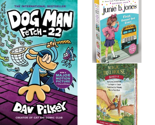 What are kids reading these days? cover photo collage