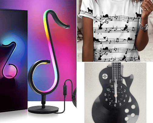 Temu Fun Finds for the Music Lover cover photo collage