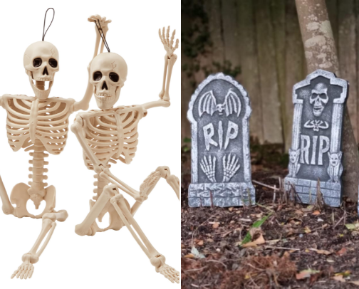 Halloween decorations cover photo collage