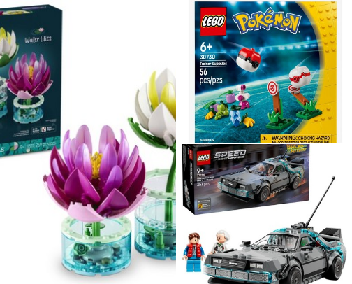 Lego sets cover photo collage