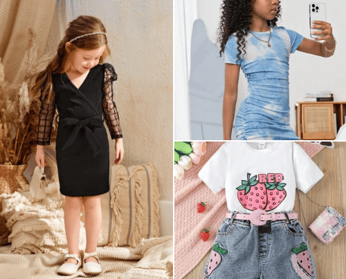 SHEIN- kids cover photo collage
