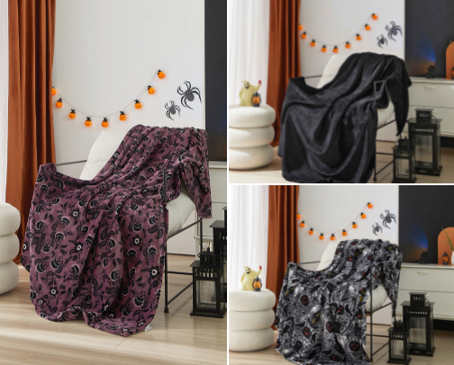 Halloween Blankets You Need in Your Life! (Under $20 each!) cover photo collage