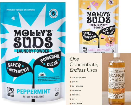 The Best Non-Toxic Household Cleaning Products! cover photo collage