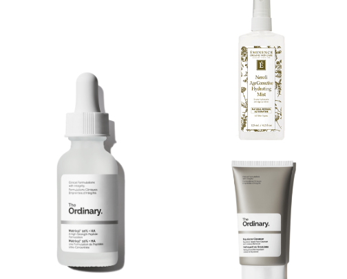 Skincare,  fragrances, makeup and hair care on rotation. cover photo collage