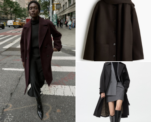 Fall Coats Under $150 cover photo collage