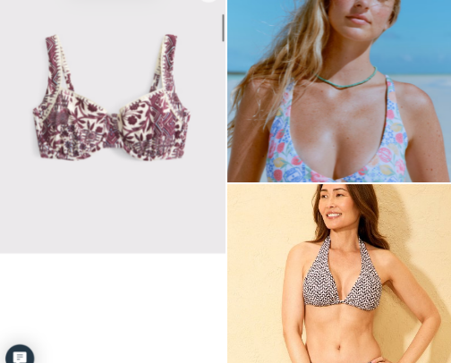 Small Band Large Bust Approved Swimwear cover photo collage