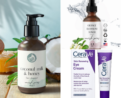 Skincare Recs for Women 40+ cover photo collage