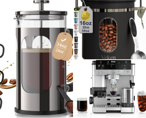 The Coffee Bar Edit: Aesthetic Home Café Finds cover photo collage