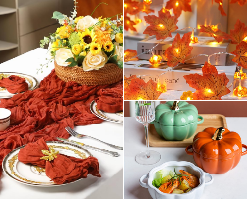Cozy Thanksgiving Décor Edit: My Favorite Amazon Fall Pieces (Black Friday Deals!) cover photo collage