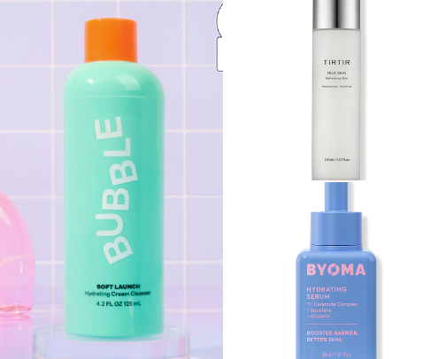 My go to skincare essentials cover photo collage
