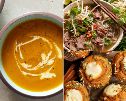 Fall recipes to warm the soul cover photo collage