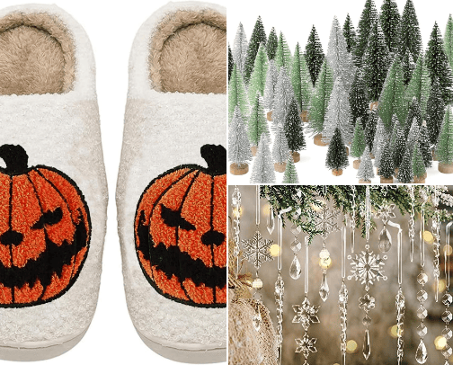 celebrate christmas and halloween party cover photo collage