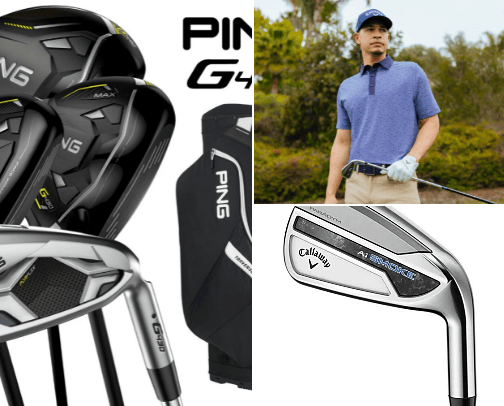 Man approved Gift Wish List —Golf Favorites --perfect for Men Christmas/ Birthday Gift List cover photo collage