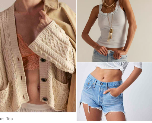 Summer Casual Free People Fits cover photo collage
