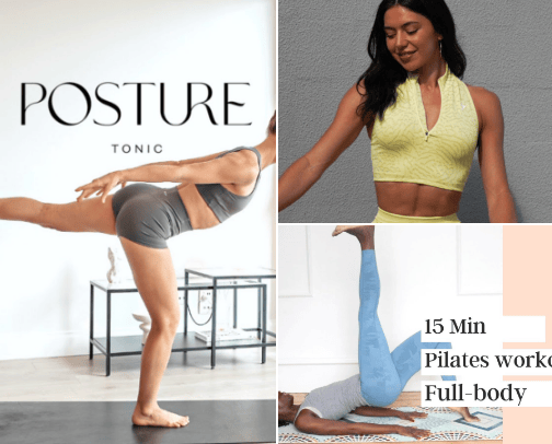 Get snatched Pilates workouts cover photo collage