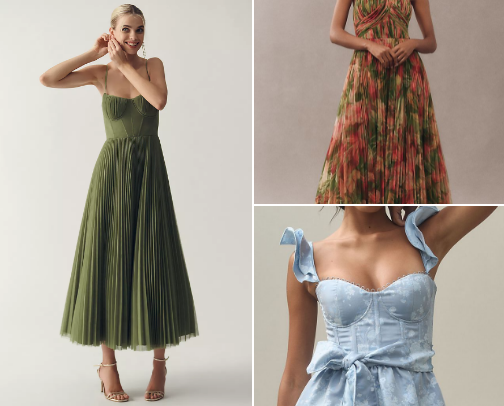 wedding guest dresses cover photo collage