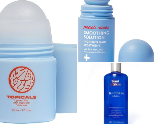 How I Cleared My Bikini Line: Ingrown Hair + Dark Spot Routine (Dark Skin Friendly) cover photo collage