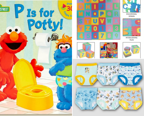 Potty Training Survival Kit 101 cover photo collage
