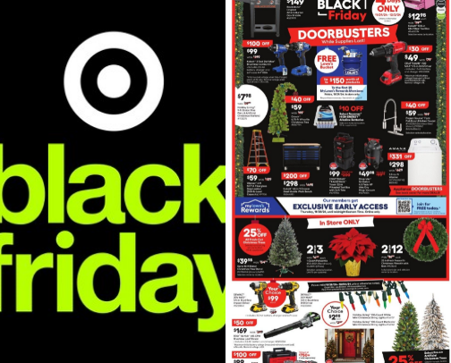 Black friday cover photo collage