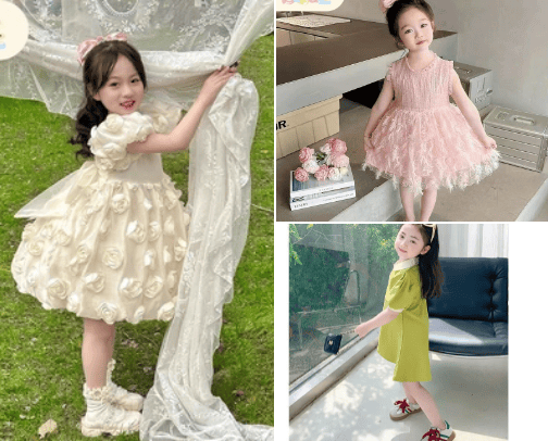 Dress Cantik untuk Anak Perempuan cover photo collage