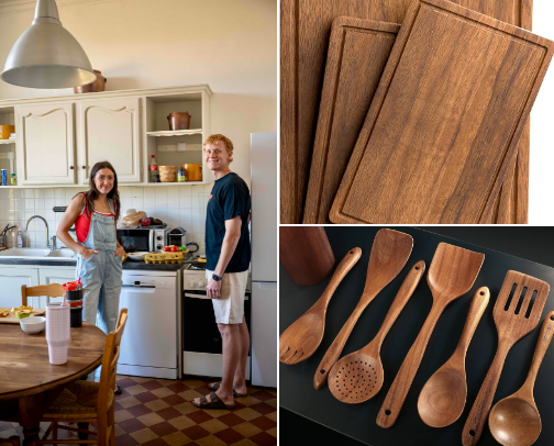 non-toxic kitchen must-haves cover photo collage