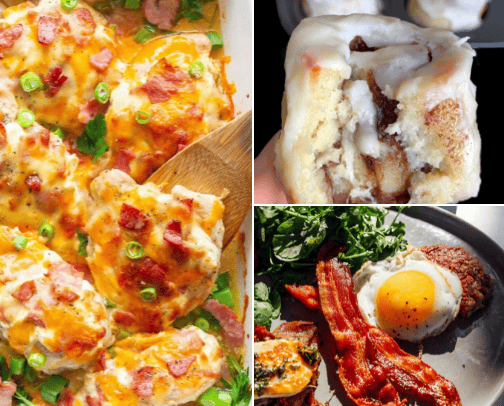 Keto Recipes cover photo collage