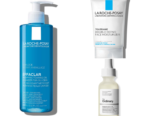 Skin care for acne prone skin! cover photo collage