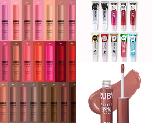 Lipglosses cover photo collage