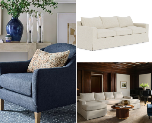 A Soft Heritage Living Room cover photo collage