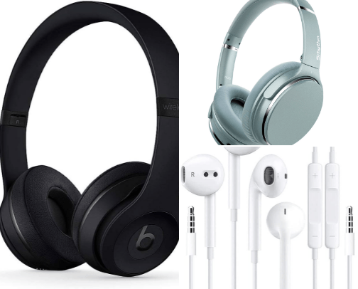 Headphone cover photo collage